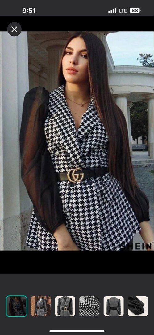 Checkered Blazer with Mesh Sleeves (Category: Coats, Jackets and Outerwear) located in Manila. Submitted by graychoice (Listing ID 1338305870, Image 2). Description: S on tag but can fit up to XL no belt No flaw Used a few times with care Delivery within Metro Manila via Lalamove/Grab etc. Delivery outside Metro Manila via LBC Meet-up within Marikina only. Meet-up outside marikina will be charged additional handling fee. .