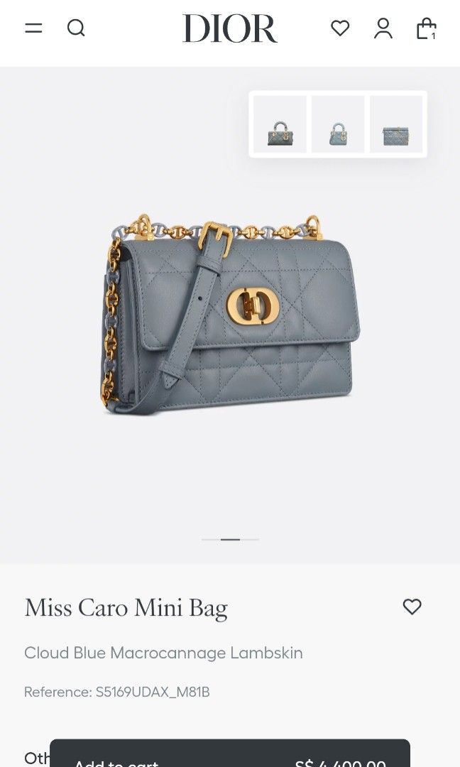 Dior small sling bag sales
