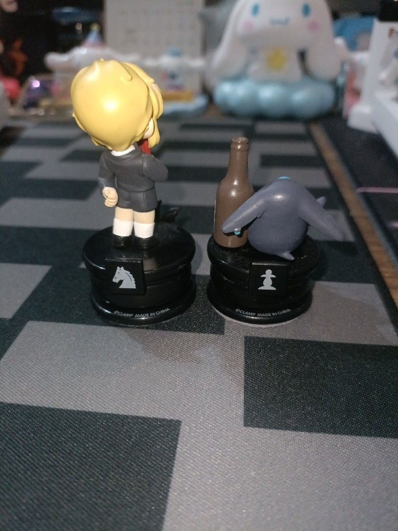 CLAMP Chess Piece Set (Mokona and Clover) (Category: Designer & Blind Box Toys) located in Lipa City. Submitted by elleone (Listing ID 1338453183, Image 2). Description: .