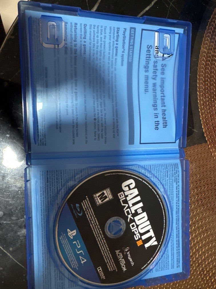 COD: B03 (Category: PlayStation) located in Singapore. Submitted by caramelfr8ppe (Listing ID 1338332018, Image 2). Description: Opened B03. Still in perfect condition. Letting go as not playing anymore.