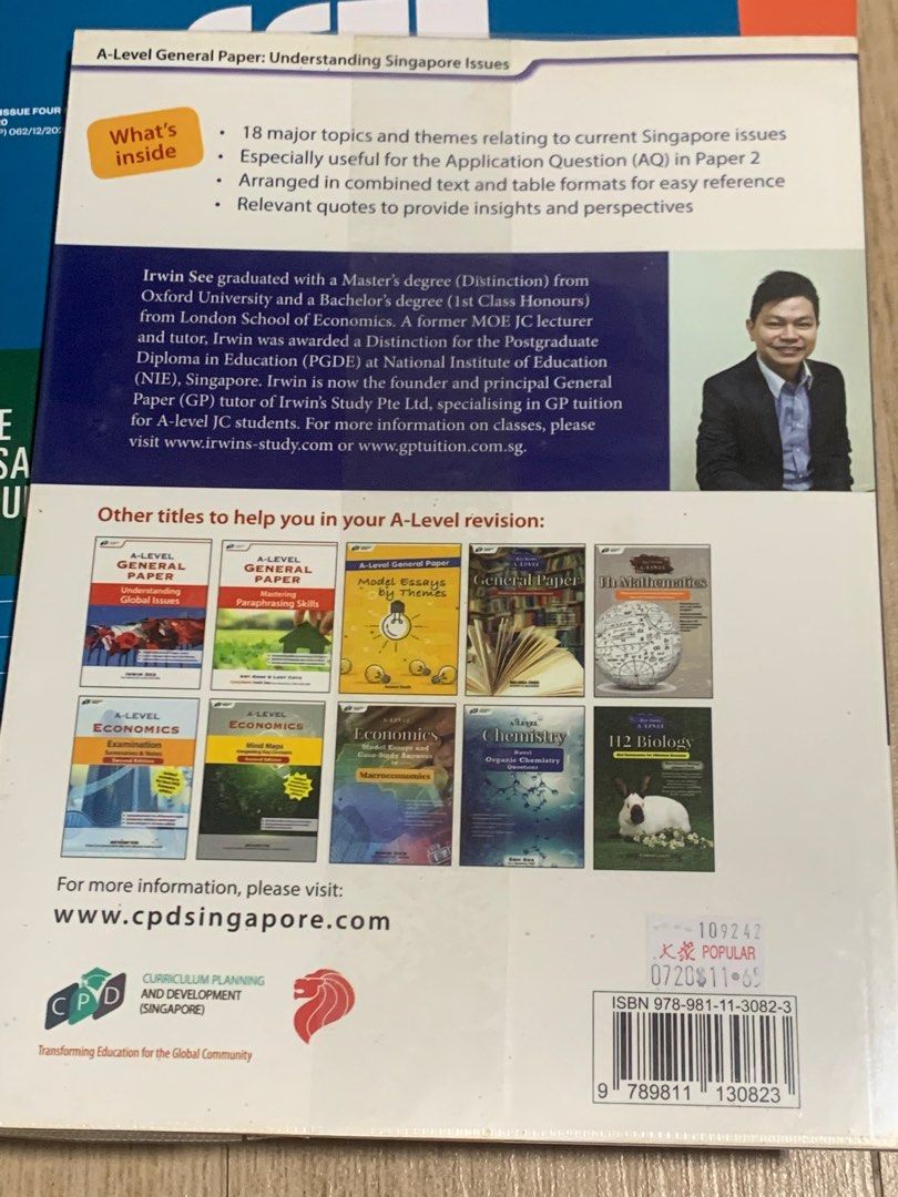 AQ notes (Category: Assessment Books) located in Singapore. Submitted by FinnWarehouse (Listing ID 1338447449, Image 2). Description: Meet up only at locations stated in listing. Mailing $2.80.