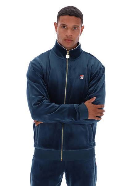 Fila velour track jacket discount