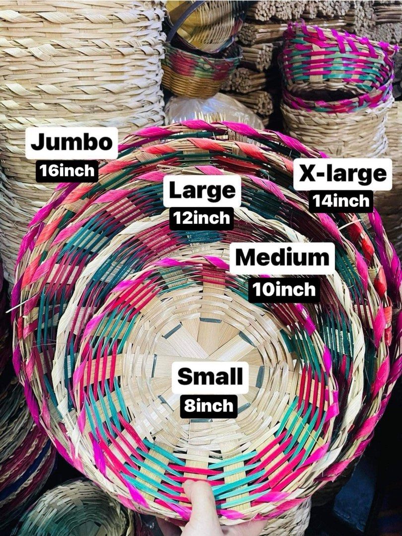Fruit baskets / lagayan ng prutas at iba pa (Category: Gift Baskets & Hampers) located in Pasig City. Submitted by gammad_05 (Listing ID 1338387575, Image 1). Description: Fruit baskets available onhand ‼️💯 Own picture ko po ito ‼️💯 Available all sizes Small Med Large Jumbo With handle or without Wholesale /retail/bulk Dm for orders & cost ‼️📩 📍pasig mega market Bagsakan kami mismo Supplier here 💯🎄.