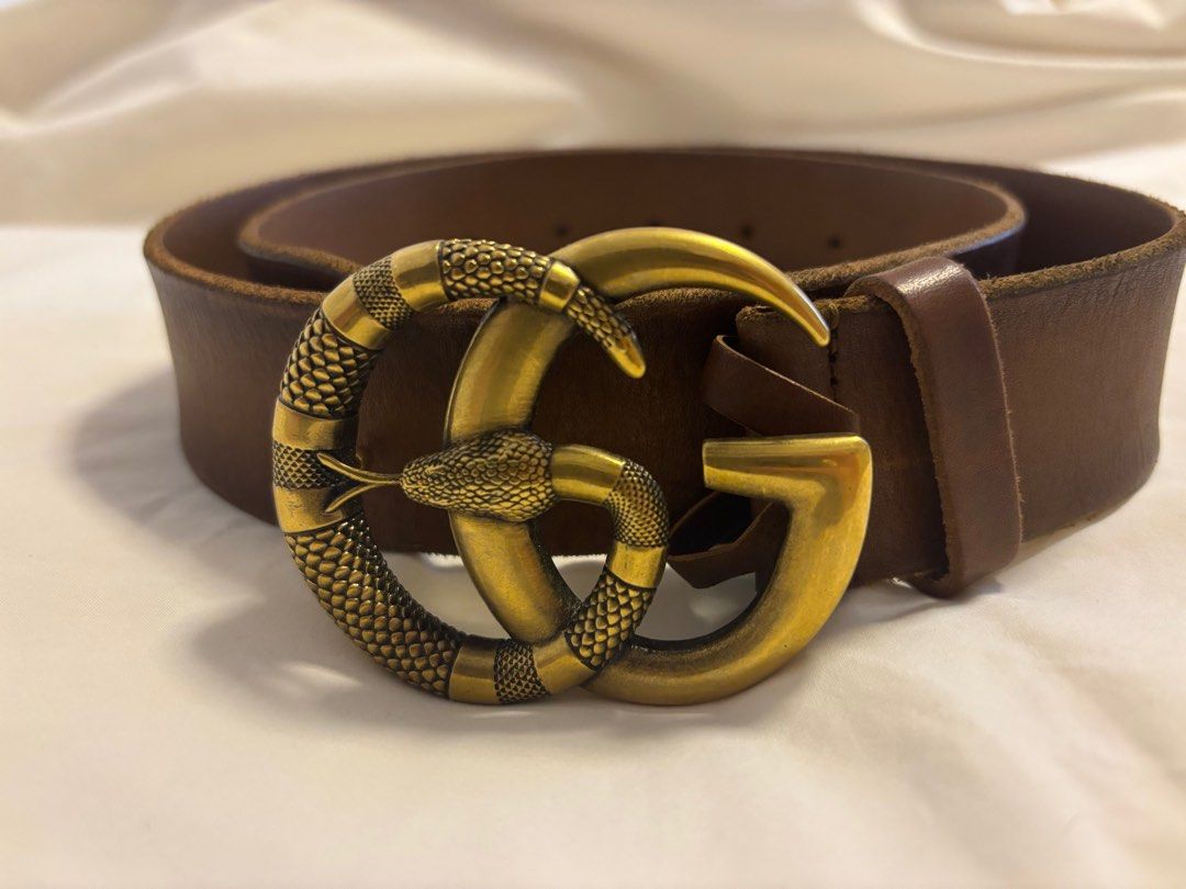Gucci Belt snakehead buckle
