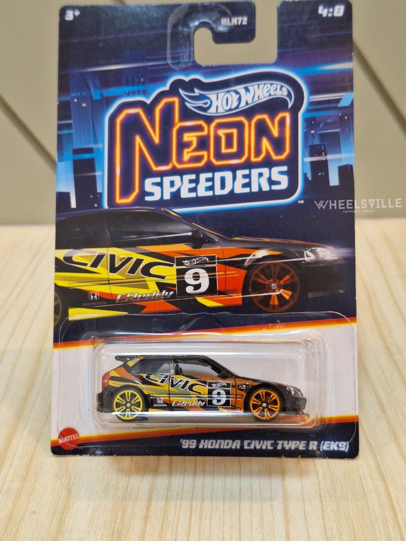Hotwheels Honda Civic type R (EK9) (Category: Vehicle & Diecast Models) located in Manila. Submitted by wheelsville (Listing ID 1338404571, Image 1). Description: Hot Wheels Honda Civic EK9 from Neonspeeders. Please refer to the posted image for actual item condition. If you need more pictures, send me a message. •Location: Quezon City •Mode of payment: Gcash •Mode of shipping at buyer's expense: - LBC cash on pick-up, LBC door-to-door (paid upfr