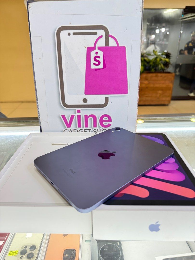 ipad mini 6 64gb wifi good as new (Category: iPad) located in Cainta. Submitted by vine_gadget_shop (Listing ID 1338327334, Image 1). Description: ipad mini 6 64gb wifi good as new complete package warranty until march 2025 pick up store greenhills shopping center we accept trade in we accepy credit card and ggives installment we do cod and door to door we ship nationwide for fast transaction call 09277368323 look for vine visit my fb page vine g
