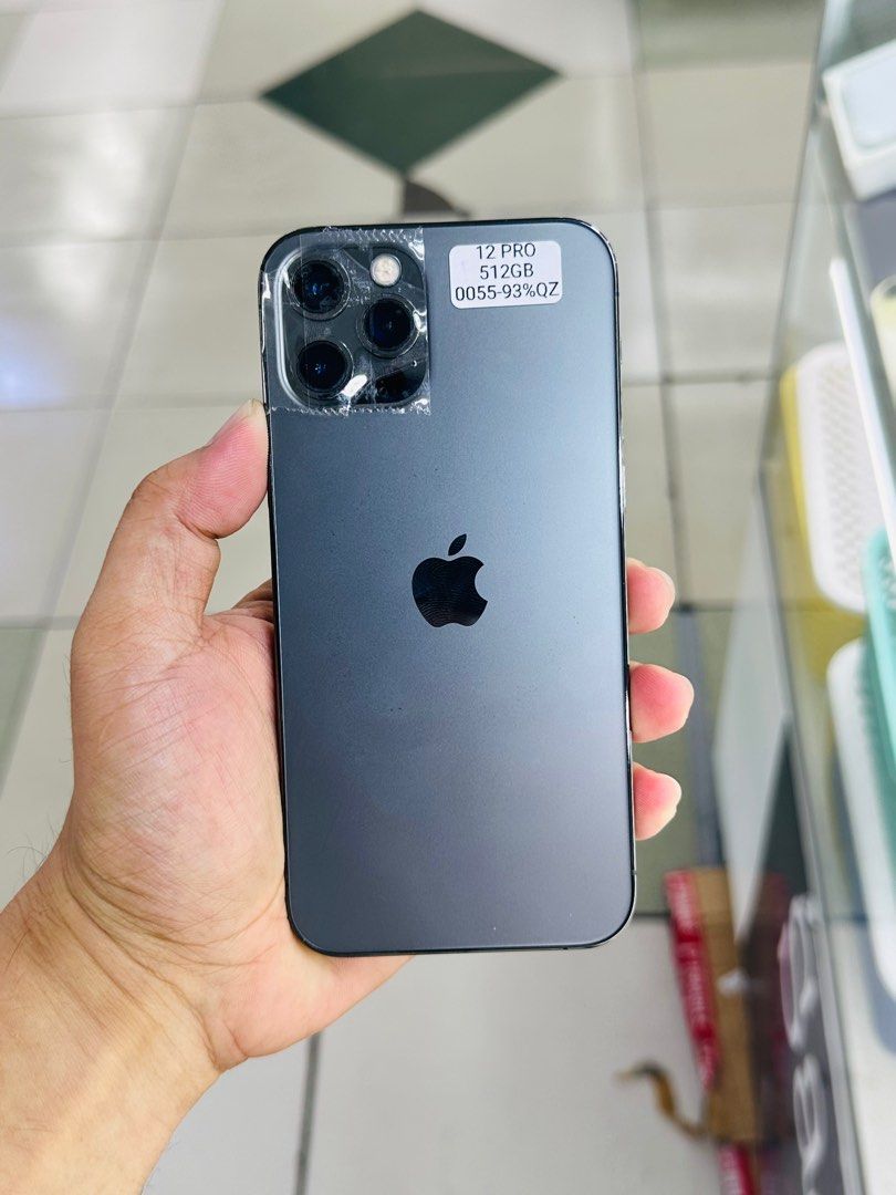 iPhone 12 Pro 512GB 93BH Openline 99%smooth No issues (Category: iPhone 12 Series) located in San Juan City. Submitted by saabangadgetshop (Listing ID 1338451443, Image 1). Description: Onhand | Pre-owned iPhone 12 Pro 512GB OPENLINE Battery Health 93% NO HIDDEN ISSUES NO HISTORY OF REPAIR 99%Smooth TEST TO SAWA RESET ALL YOU WANT TEST ALL YOU WANT NOT REFURBISHED AUTHENTIC PHONE ALL WORKING (FREE 3UTOOLS) iPhones iPads only 🆓Freebies ✅Charger ✅