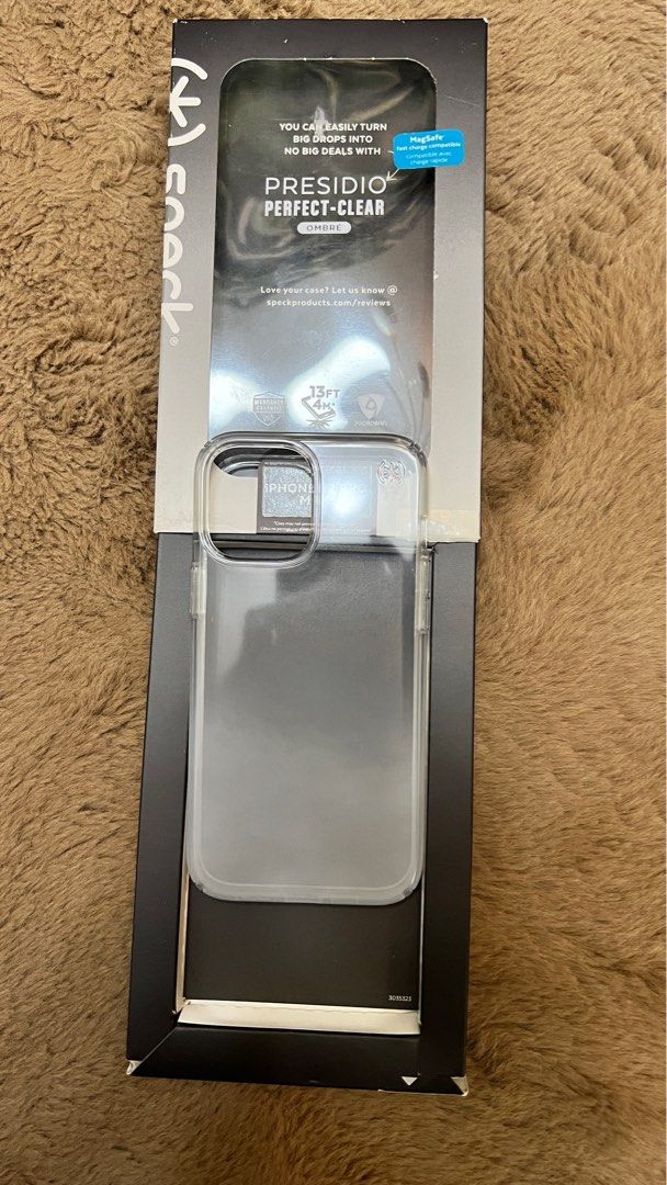 iPhone 12 ProMax Speck Casing - Original (Category: Cases & Sleeves) located in Mandaluyong City. Submitted by ilovenicethings888 (Listing ID 1338405532, Image 3). Description: 1200 for both casing already. Brand new, never been used. Bought a wrong casing/unit for my phone. .