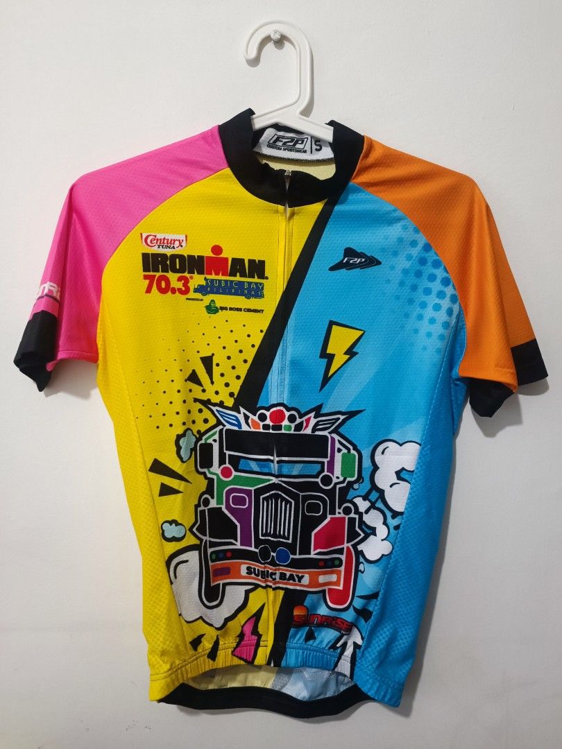 Ironman Subic PH 2019 Cycling Jersey (Category: Activewear) located in Angeles City. Submitted by archers78 (Listing ID 1338311777, Image 1). Description: Ironman Subic Philippines 2019 Cycling Jersey Small Size but can fit up to Large (for women) Unisex Only used twice 📍 Location: Angeles Pampanga 👉 Pick-up or Delivery only 🚚 Shipping: via J&T (Buyer's expense) 💸 MOP: GCash/Bank Transfer/Cash(pick-up) ❌ No meet-ups.