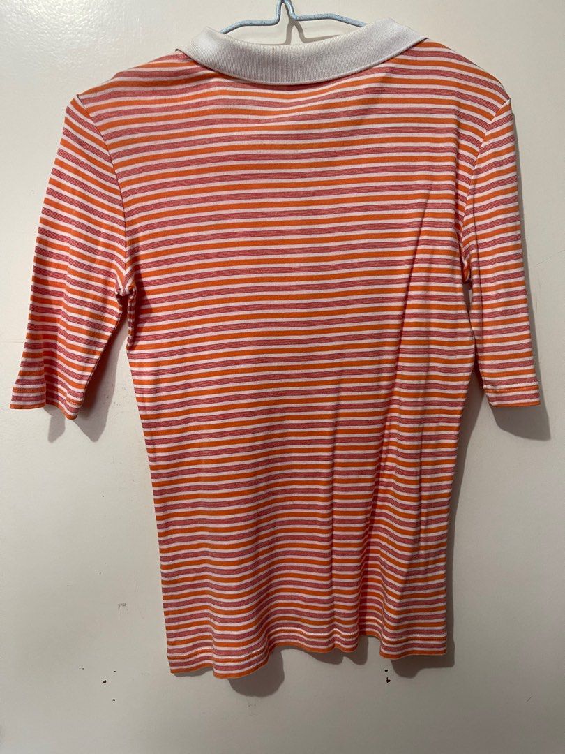 Lacoste stripes sleeve (Category: Shirts) located in San Pedro. Submitted by sieee08 (Listing ID 1338338477, Image 3). Description: Lacoste Stripes sleeve womens -size: 38 -24x16 -Good Condition -Mod: j&t or lalamove -Mop: Gcash .