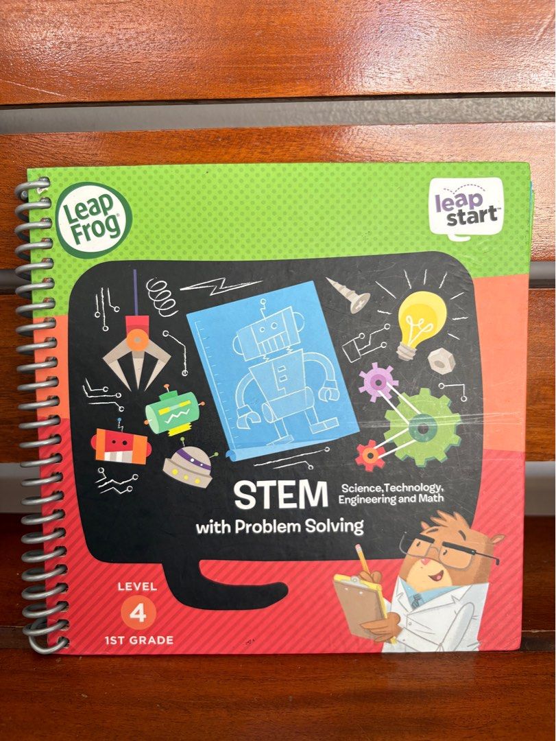 Leapfrog leapstart stem with problem solving first grade (Category: Educational & Learning Toys) located in Echague. Submitted by tentenheartph (Listing ID 1338387605, Image 1). Description: preloved from canada WYSIWYG Sign of use on the edges still clean missing sticker please manage your expectations buy at your own risk .