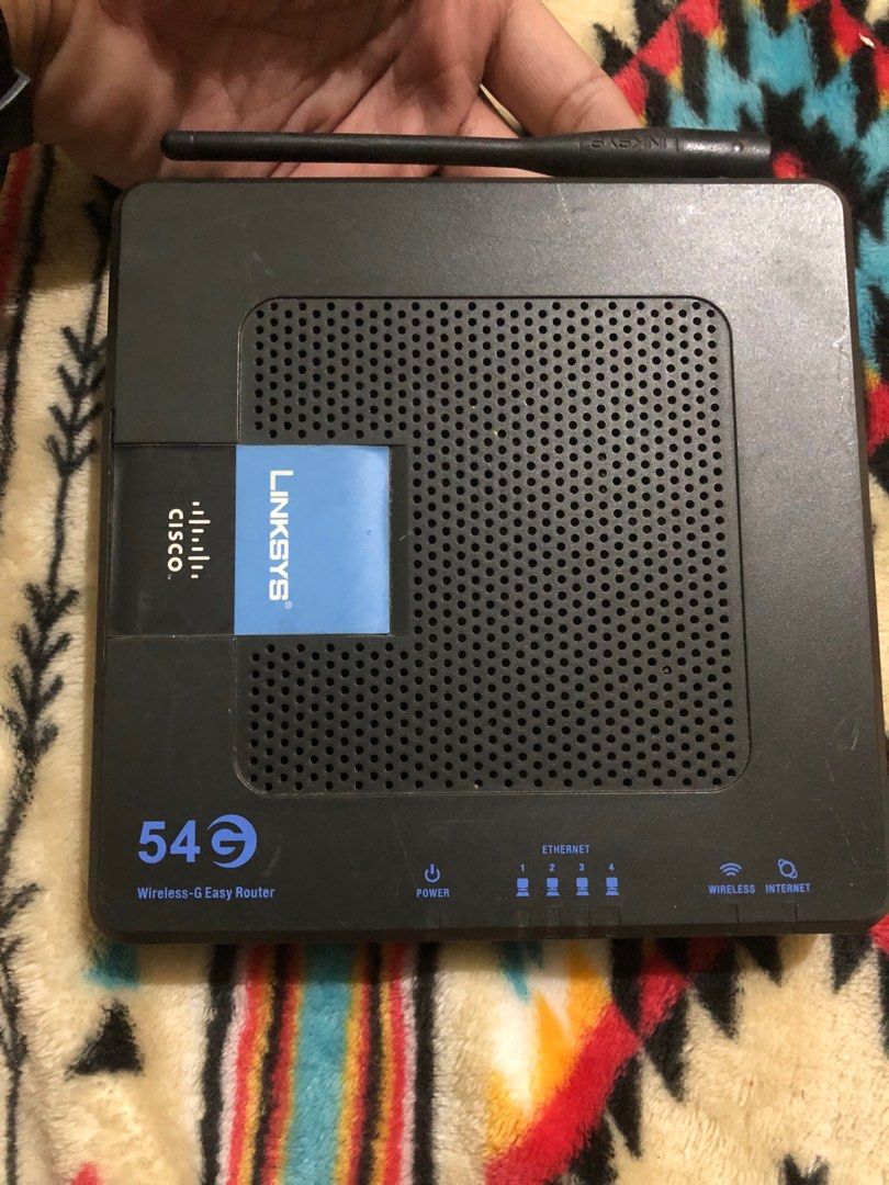 Linksys wireless G home router model : wrh54g (Category: Networking) located in Quezon City. Submitted by markgolveo (Listing ID 1338368316, Image 2). Description: Linksys wireless G home router model : wrh54g Base unit only adapter not included.