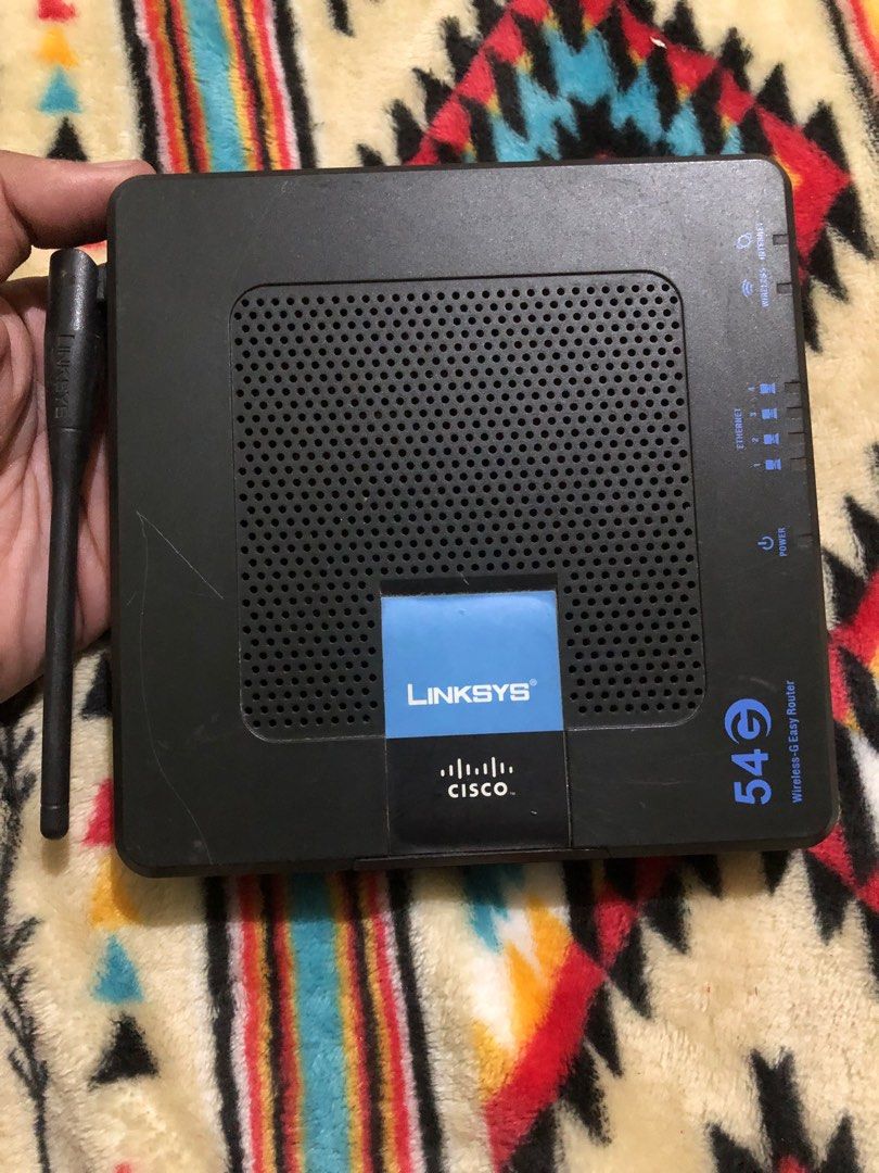 Linksys wireless G home router model : wrh54g (Category: Networking) located in Quezon City. Submitted by markgolveo (Listing ID 1338368316, Image 1). Description: Linksys wireless G home router model : wrh54g Base unit only adapter not included.