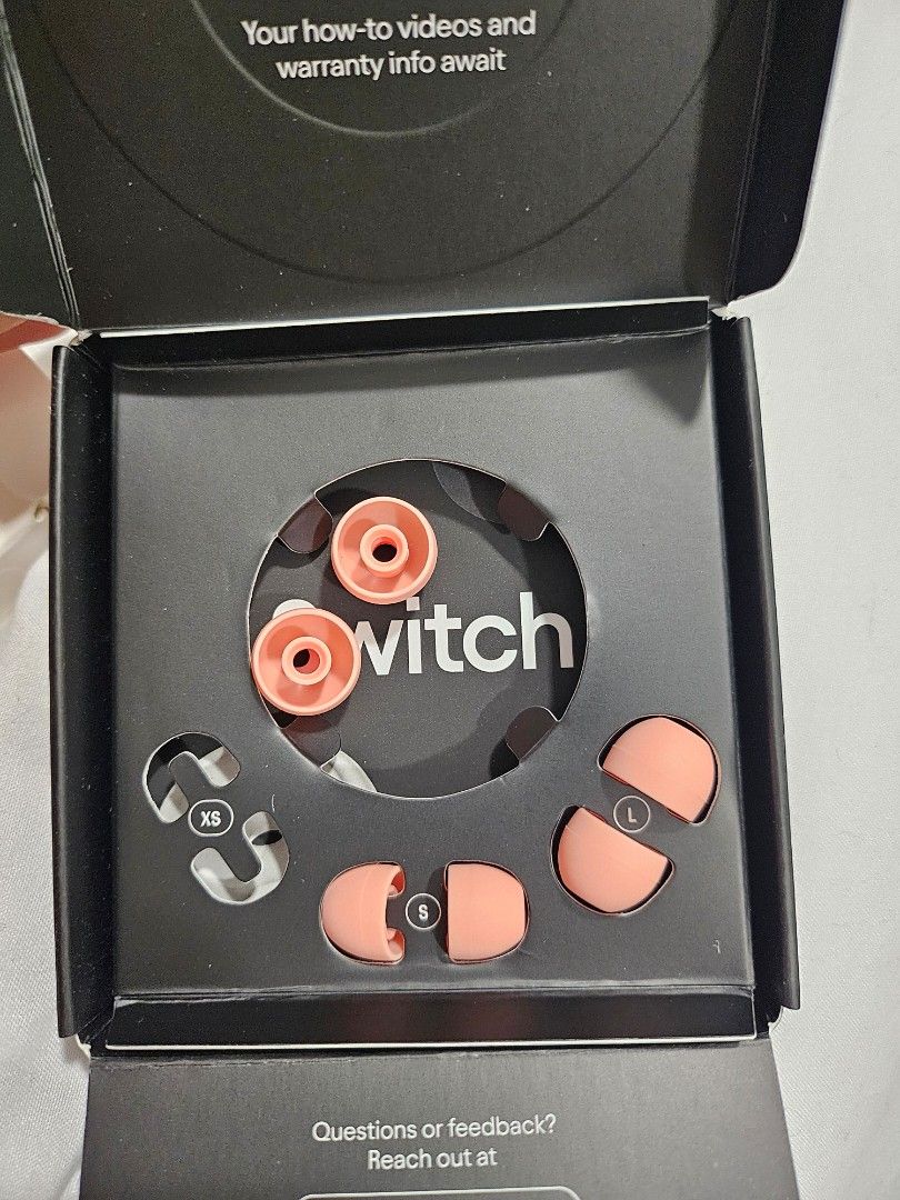 Loop Switch Earplugs + Loop Link (Category: Other Audio Equipment) located in Kuala Lumpur. Submitted by its_hannah_ (Listing ID 1338403565, Image 3). Description: 1. Loop Switch Earplugs in Pink 2. Loop Link in Speckled Lilac Comes with the original boxes (opened) + carry cases + silicone ear tips..