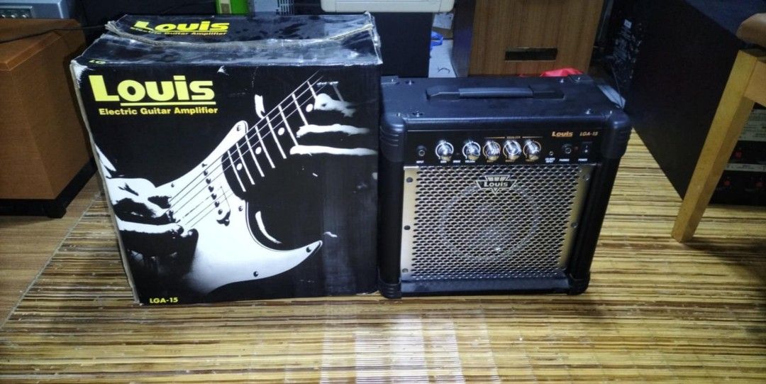 Louis electric guitar Guitar Amplifier (Category: Soundbars, Speakers & Amplifiers) located in San Pedro. Submitted by trisheljas_japansurplus (Listing ID 1338468187, Image 2). Description: 🇯🇵Japan Surplus🇯🇵 👉🏼for Sale Electric Guitar amplifier 👉🏼almost New 👉🏼100volts ( need transformer 👉🏼15watts 👉🏼new with box 📍you can visit our page Trishjas Japan Surplus📍or visit our store @ blk 10 lot 2 Filinvest homesite brngay ngong silang S