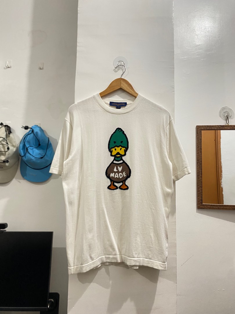 LOUIS VUITTON X NIGO2 CROSSOVER SS22 CARTOON INTARSIA KNIT SHIRT