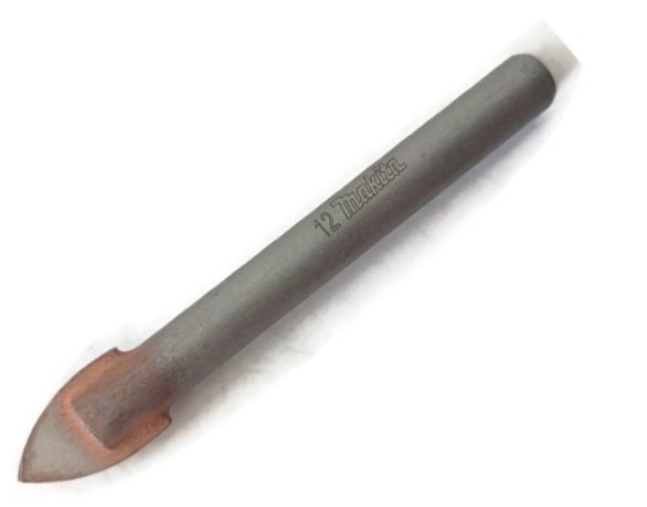 Makita Tile & Glass T.C.T. Bit 12mm x 80mm Model: D-25177, Commercial ...