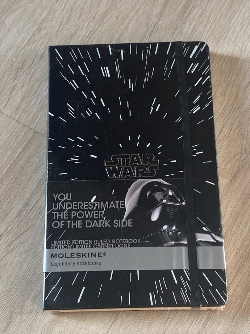 Moleskine x Star Wars Notebook sealed (Category: Stationery & School Supplies) located in Pasay City. Submitted by trendystash (Listing ID 1338368936, Image 1). Description: Brand new .