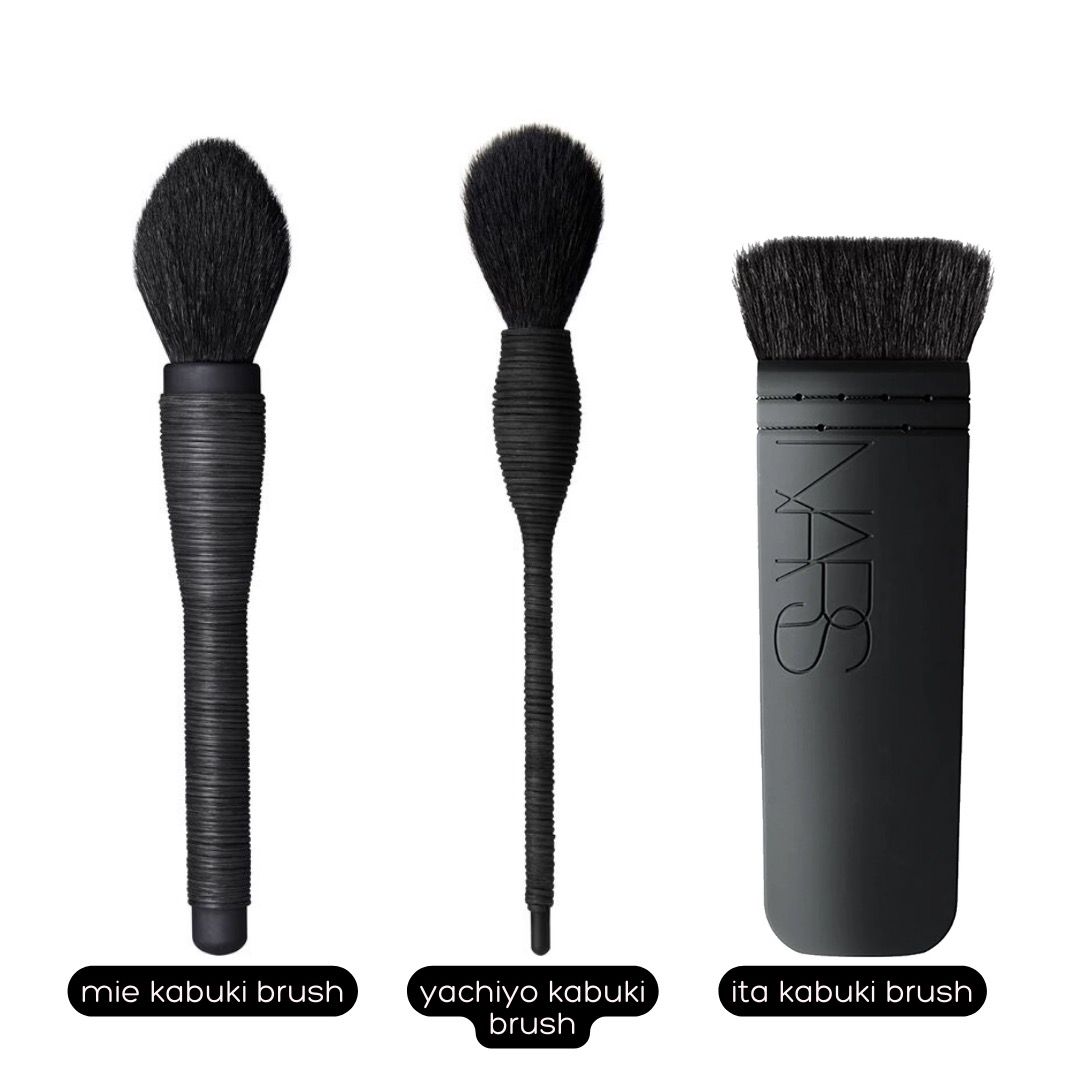 Nars Makeup Brush (Category: Makeup) located in Mandaluyong City. Submitted by beautybuysmnl (Listing ID 1338363907, Image 2). Description: Nars Makeup Brushes 💝 Ita Kabuki Brush - 1,599.00 Mie Kabuki Brush - 1,499.00 Yachiyo Kabuki Brush - 1,499.00 #10 Radiant Creamy Concealer Brush - 1,149.00 #11 Soft Matte Complete Concealer Brush - 1,149.00 #12 Cream Blending Brush - 1,149.00 #13 Powder Brush - 1,499.00 #14 Bronzer Brush - SOLD OUT #15 Preci