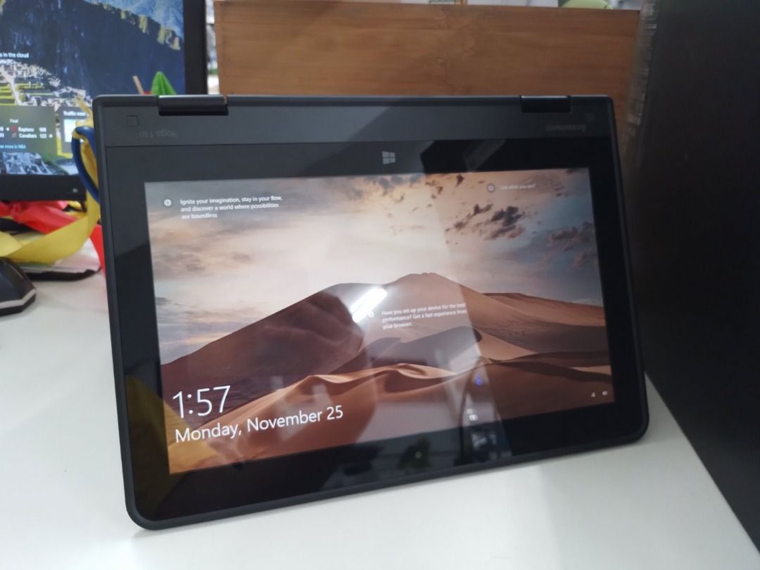 NEW ARRIVAL! Model: Lenovo Thinkpad Yoga 11e (Category: Laptops & Notebooks) located in Muntinlupa City. Submitted by aussie.surplustore (Listing ID 1338317364, Image 2). Description: NEW ARRIVAL! Model: Lenovo Thinkpad Yoga 11e OS: Windows 10 Pro Processor: Intel Celeron N2940 RAM: 4GB DDR3 13333MHz Storage: 128GB SSD ✨Special Feature: Touchscreen and the screen can be flipped at 360 degrees 📌Note: NO license for OS and no MS OFFICES 👌Price: P