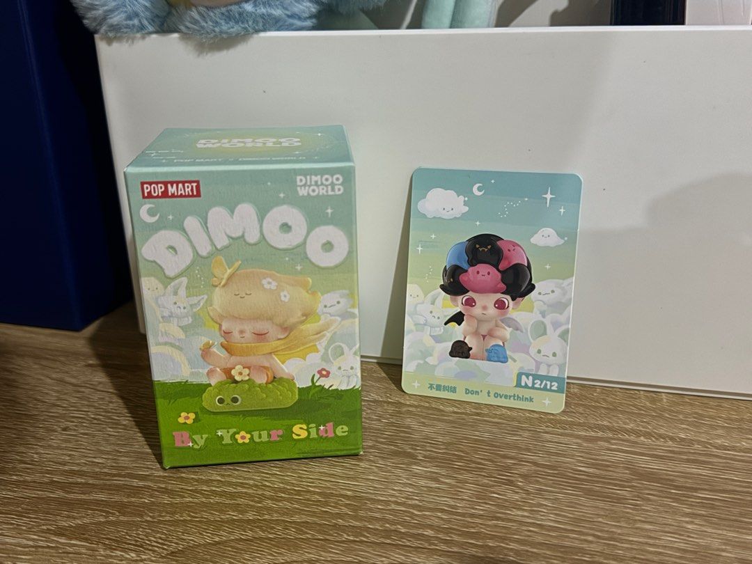 POPMART DIMOO BY YOUR SIDE - DON’T OVERTHINK (Category: Designer & Blind Box Toys) located in Antipolo. Submitted by kydough (Listing ID 1338460184, Image 1). Description: POPMART - DIMOO BY YOUR SIDE SERIES 🌈 DON’T OVERTHINK BOX OPENED UNDER, BUT SEALED FOIL GOT IT FOR DUPLICATE, MSG FOR INQUIRIES!! Delivery thru Grab/Lalamove within Metro Manila .