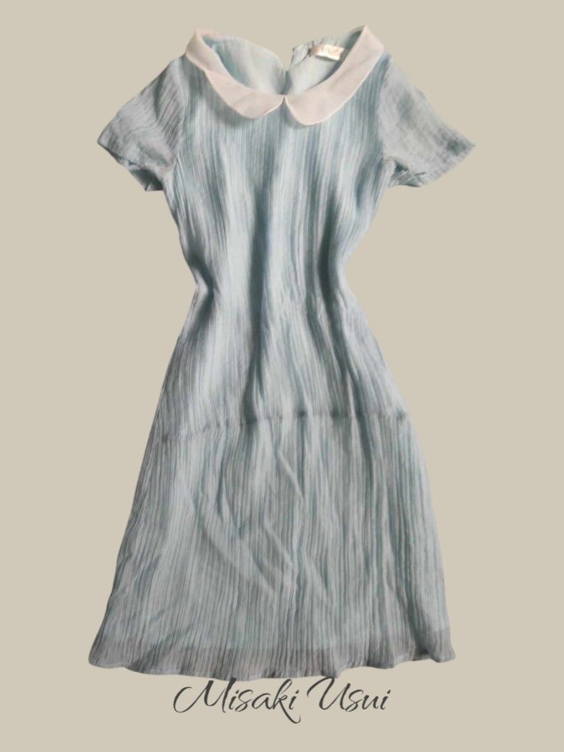 Powder Blue Collar Dress (Category: Dresses) located in San Antonio. Submitted by misaki.usui (Listing ID 1338363870, Image 1). Description: .