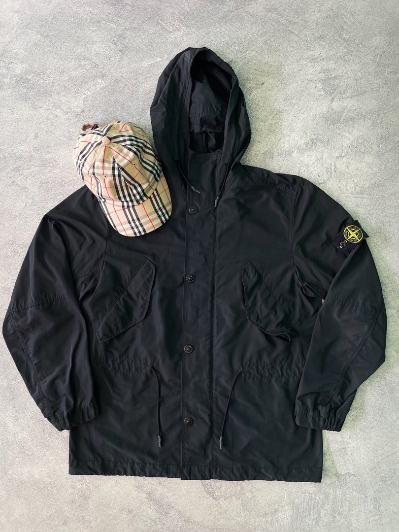 Jaket Stone Island Jacket Windbreaker Navy Stone Island Jackets