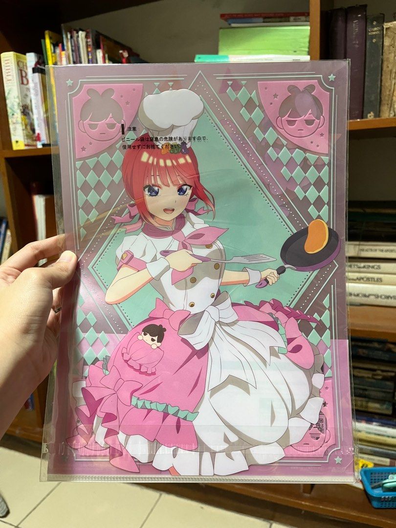 The Quintessential Quintuplets A4 Clear File Folder 4 packs Set (Category: Stationery & School Supplies) located in Lucena. Submitted by aisanolshop (Listing ID 1338454308, Image 3). Description: Sold as set only (4packs) Inclusion: 2 pcs per pack .