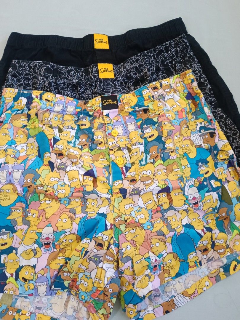The Simpsons H&M Boxer Shorts (Category: Underwear) located in Angeles City. Submitted by archers78 (Listing ID 1338314287, Image 1). Description: The Simpsons H&M Boxer Shorts (Used once then stored in the closet) 📍 Location: Angeles City, Pampanga 👉 Pick-up or Delivery only 🚚 Shipping: via J&T (Buyer's expense) or Grab if withing Angeles City/Clark 💸 MOP: GCash/Bank Transfer/Cash(pick-up) ❌ No haggling of price ❌ No meet-ups.