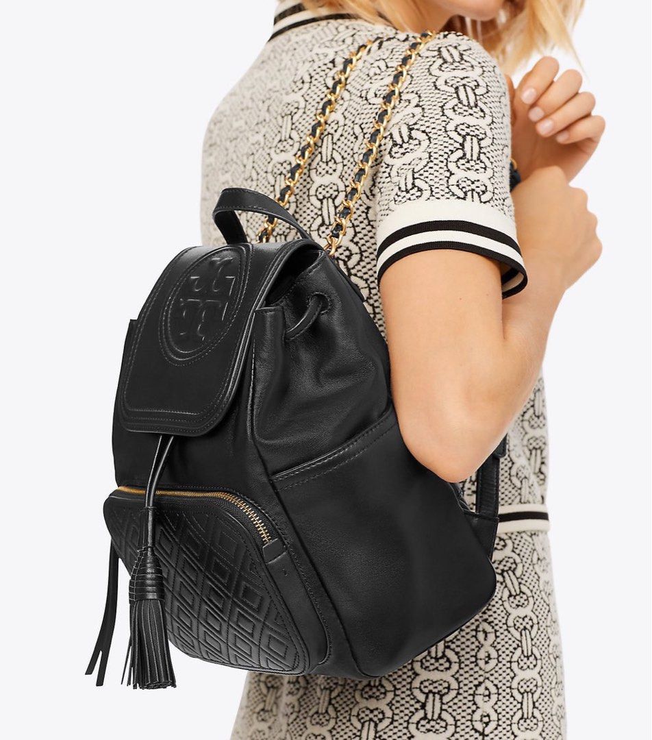 Tory burch fleming backpack clearance
