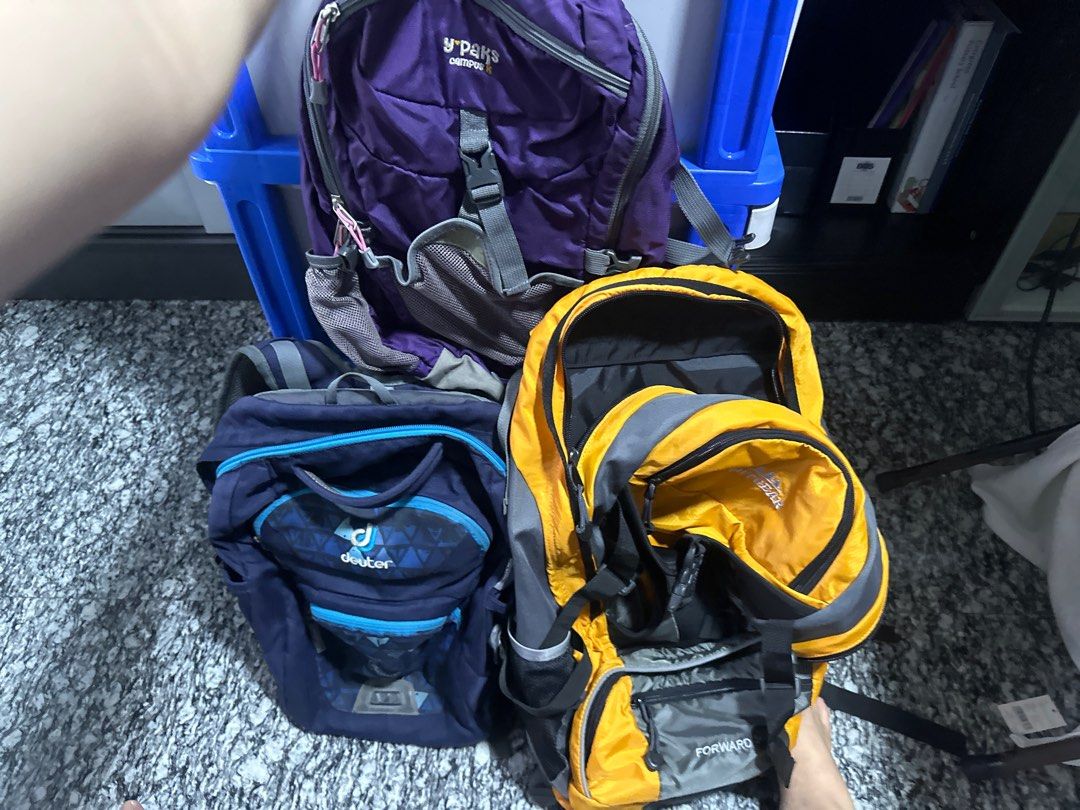 Used Backpacks Deuter Y Paks Outgear Forward 30 Great for Travel Outdoor Everyday Use