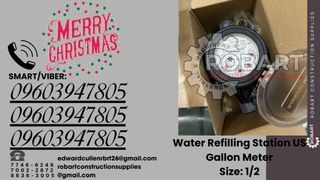 Water Refilling Station US Gallon Meter Size: 1/2