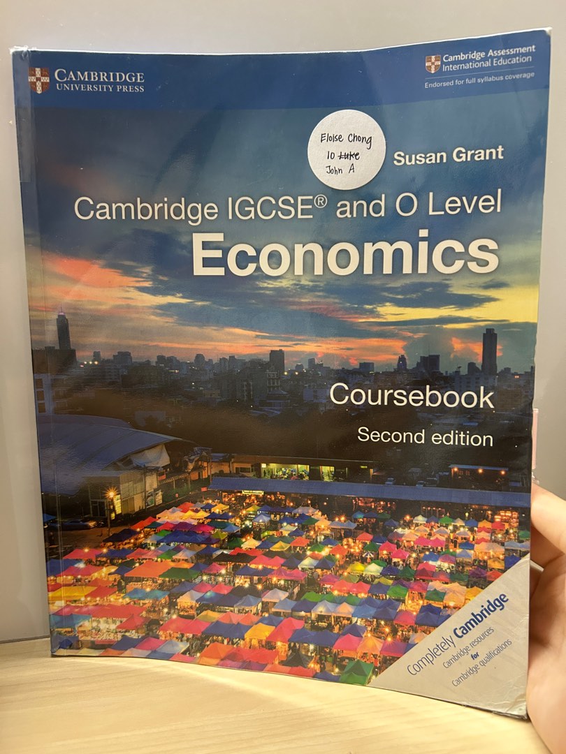 Cambridge IGCSE And O Level Economics Second Edition Textbook ...