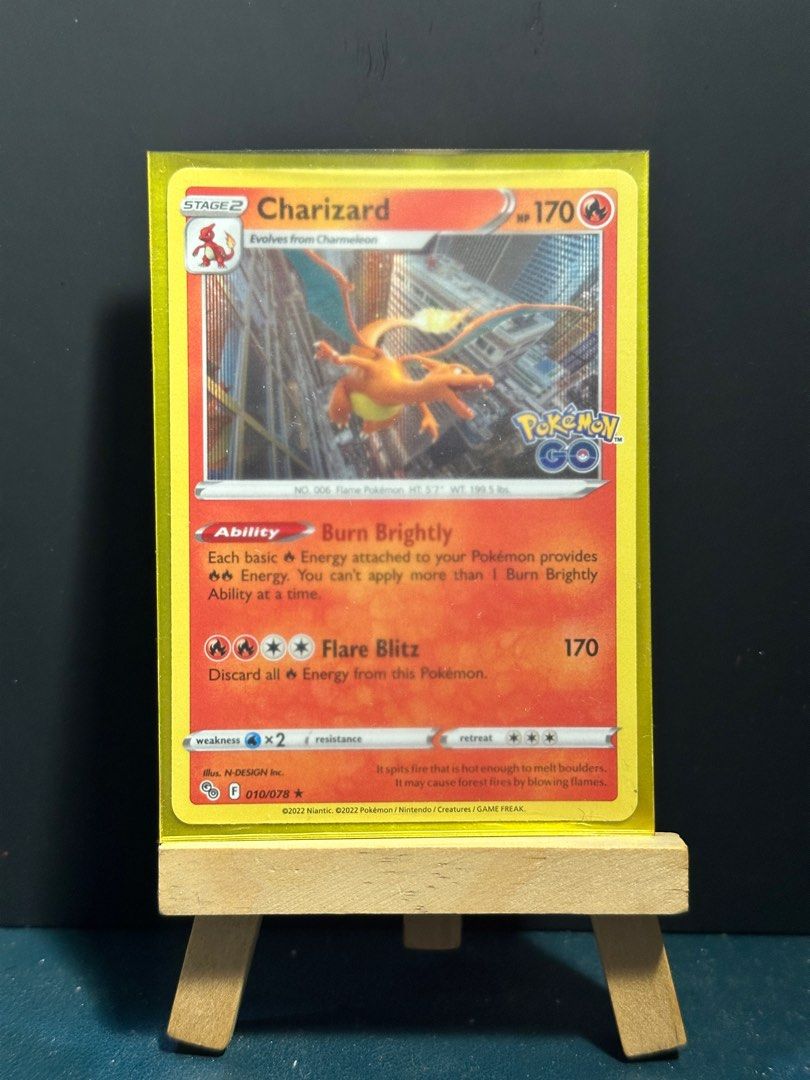 Charizard Pokemon Go Holo Card (Category: Raw Singles) located in San Juan City. Submitted by sp.shop77 (Listing ID 1338587056, Image 1). Description: .