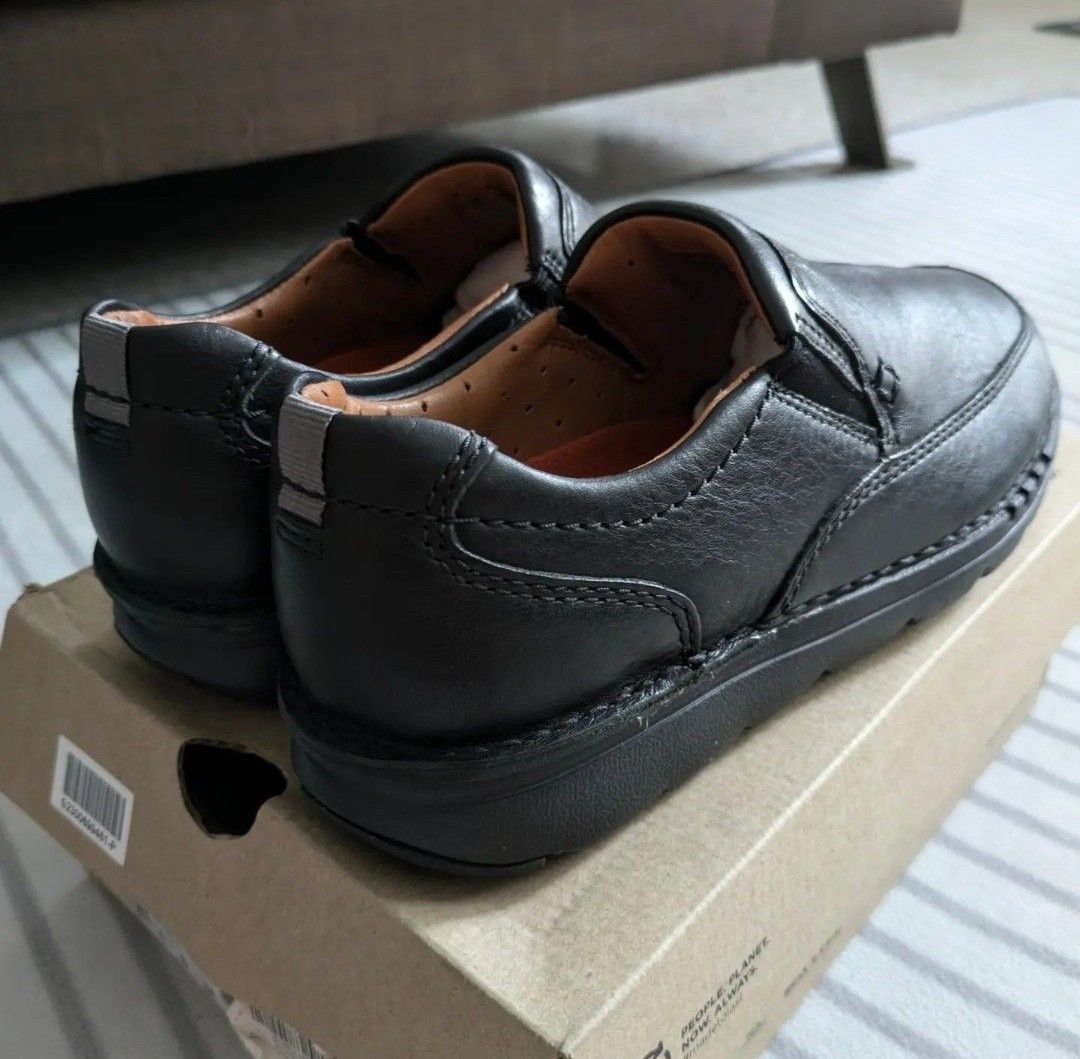 Clarks Unstructured Unnature Easy Slip On Men s Fashion Footwear Casual shoes on Carousell