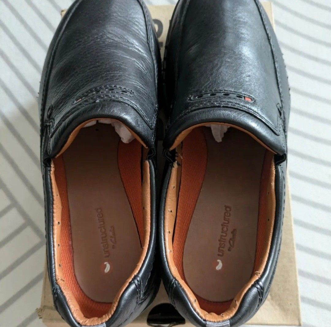 Clarks Unstructured Unnature Easy Slip On Men s Fashion Footwear Casual shoes on Carousell