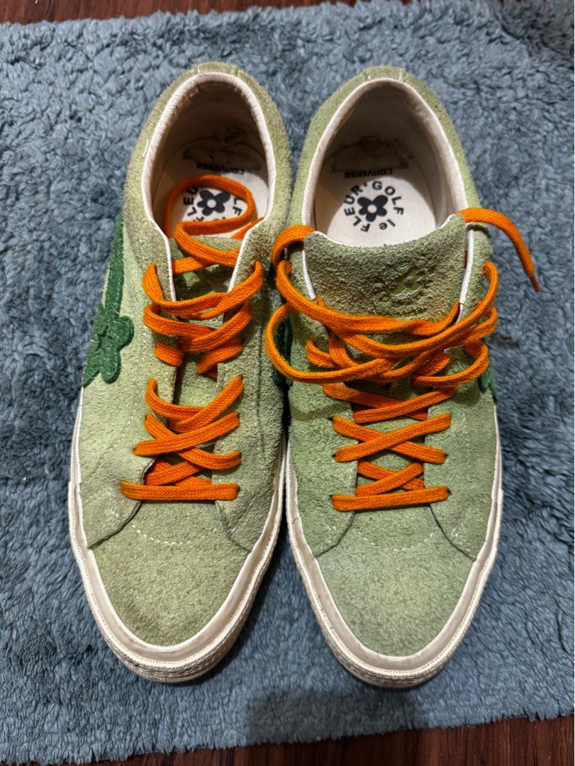Converse golf le fleur (Category: Sneakers) located in Manila. Submitted by chigma (Listing ID 1338644135, Image 1). Description: Converse golf le fleur Us10 No box Rfs: kunin niyo na pang date ko.