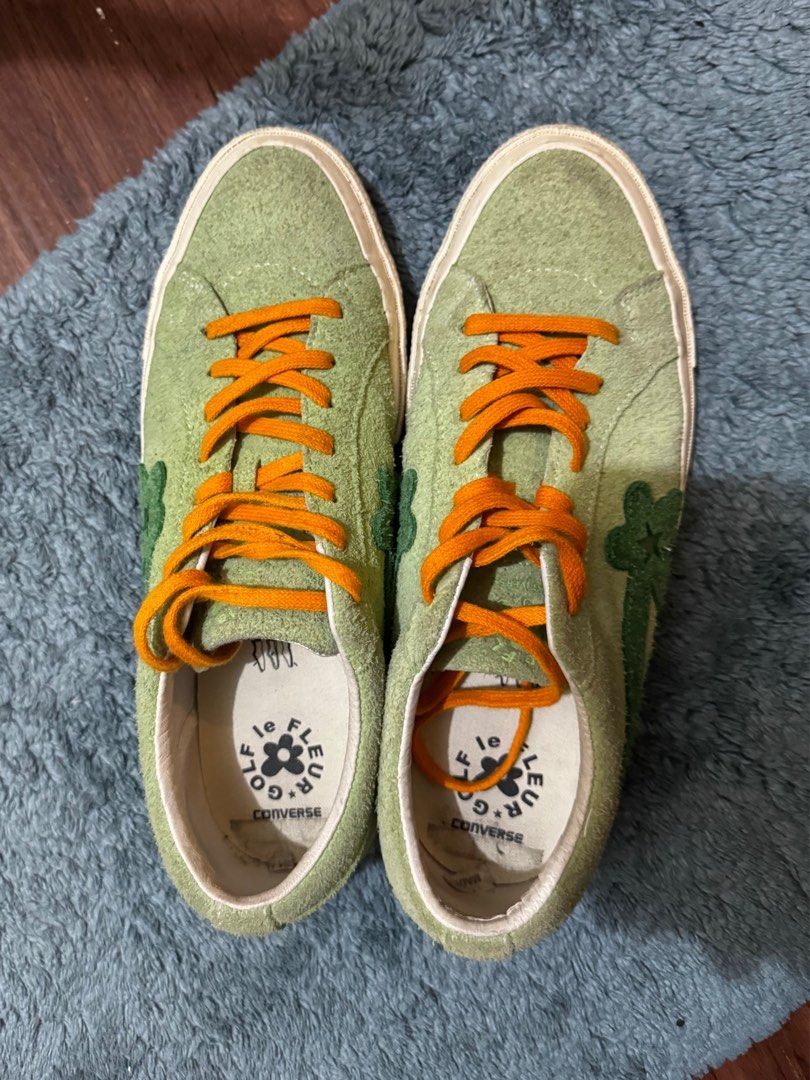 Converse golf le fleur (Category: Sneakers) located in Manila. Submitted by chigma (Listing ID 1338644135, Image 2). Description: Converse golf le fleur Us10 No box Rfs: kunin niyo na pang date ko.