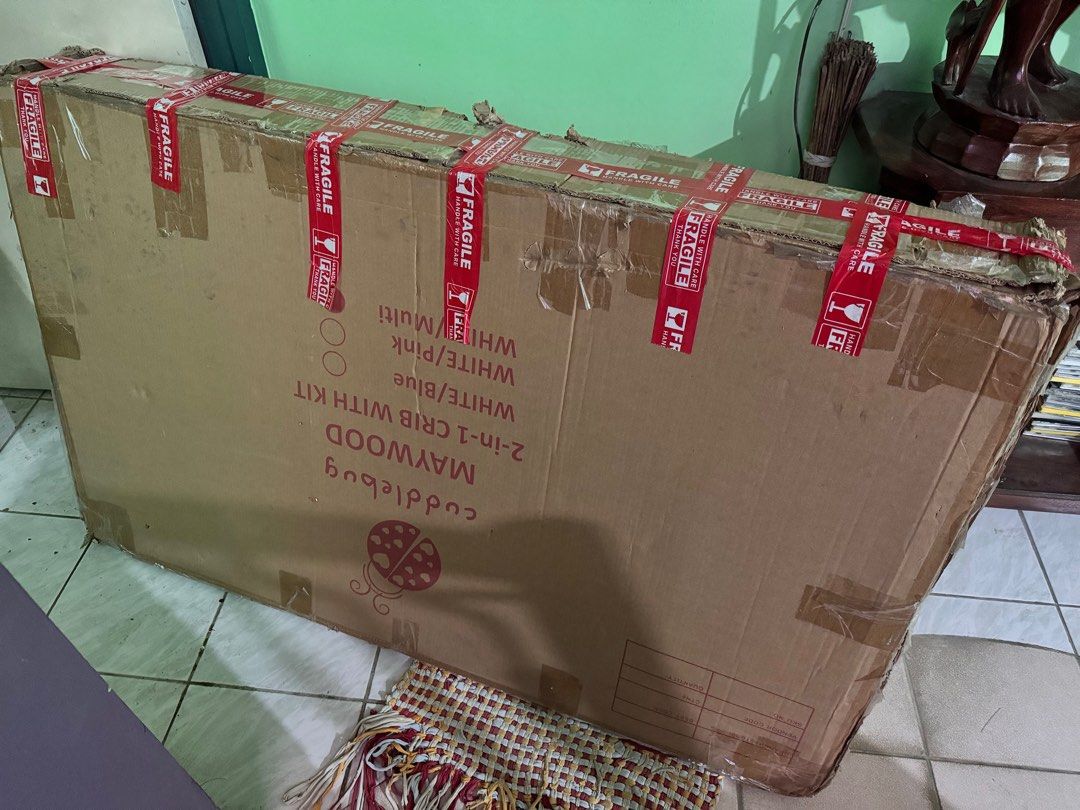 Cuddlebug Crib (Category: Cots & Cribs) located in Binan City. Submitted by lealmeda (Listing ID 1338639367, Image 2). Description: crib only! minimal issue: some knots needs to be replaced original price 12,000php.