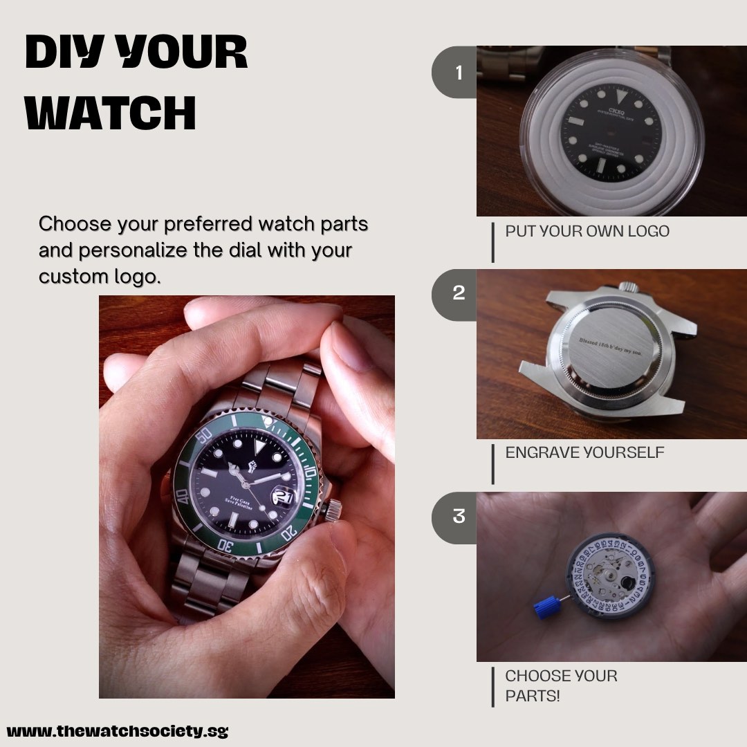 Customise your watch online