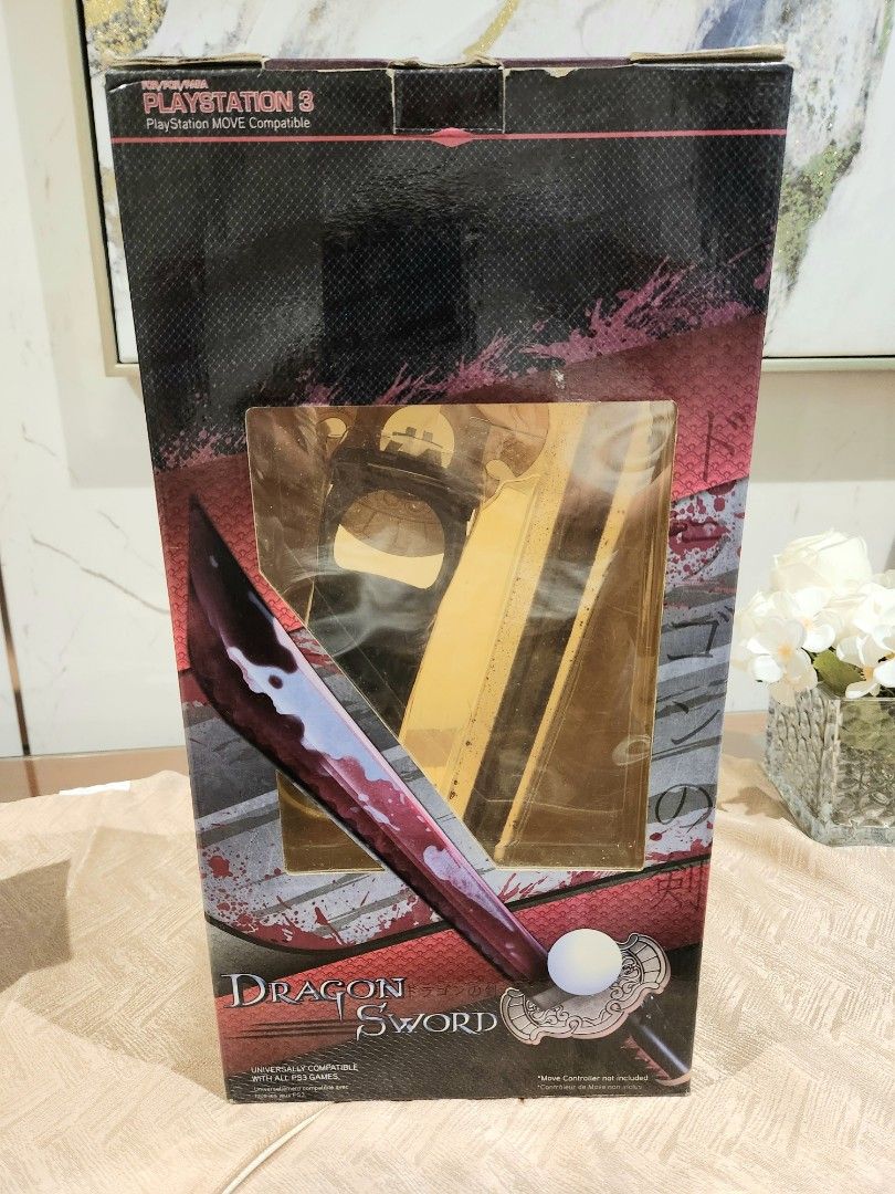 Dragon Sword PS3 Controller (Brand New) (Category: PlayStation) located in Mandaluyong City. Submitted by chan.ningtatum (Listing ID 1338540134, Image 2). Description: For sale! Dragon Sword PS3 Controller Set Brand New and Unopened. All Contents are Unused. Checkouts via Shope e and Laz ada Available Shipping: Lalamove, Grab, Toktok. Meet ups: Mandaluyong and San Juan City..