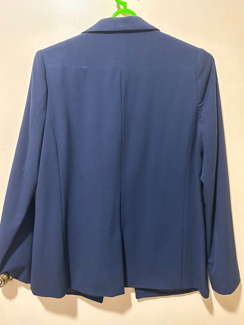 Forever 21 Navy Blue Blazer Women s Fashion Coats Jackets and Outerwear on Carousell