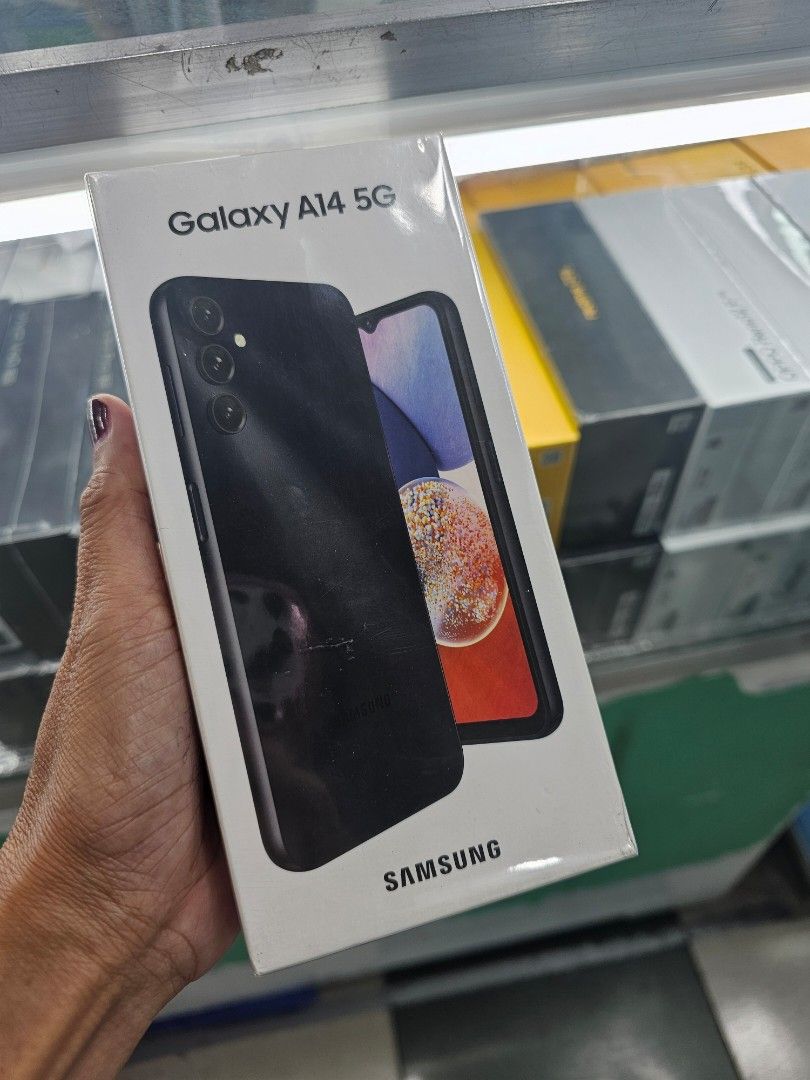 Galaxy A14 5g 128gb 6g ram (Category: Samsung) located in San Juan City. Submitted by AshleyandLynGeneralmerchandise (Listing ID 1338589685, Image 2). Description: Fb Page: Ashley & Lyn Jenny Telecom 👉Mode of Payment: Cash 👉Bank Transfer 👉GCash & Paymaya 👉Installment: 👉Credit Card 👉Ggives 👉Home Credit 👉Cash on Delivery 👉Shipping 👉Meet Up 👉Trade In You can visit our Physical store in Stall number Y-07 Aquarium Greenhills Mall LOOK: Jenn