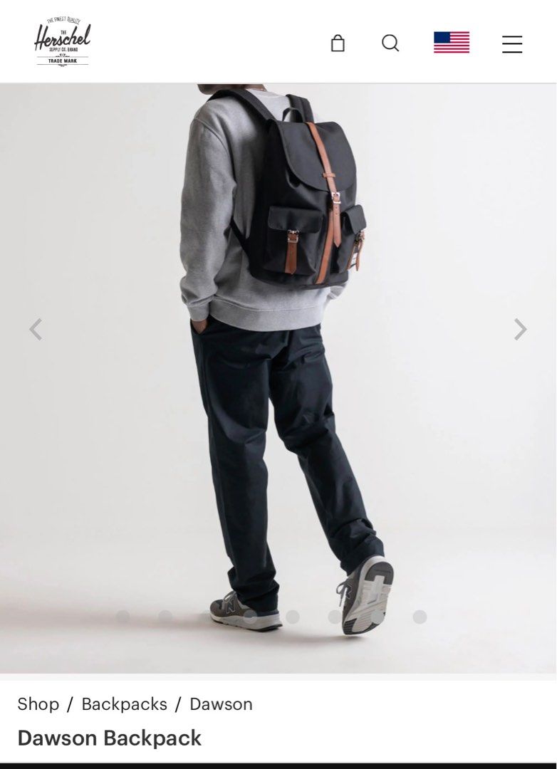 Herschel dawson backpack black online