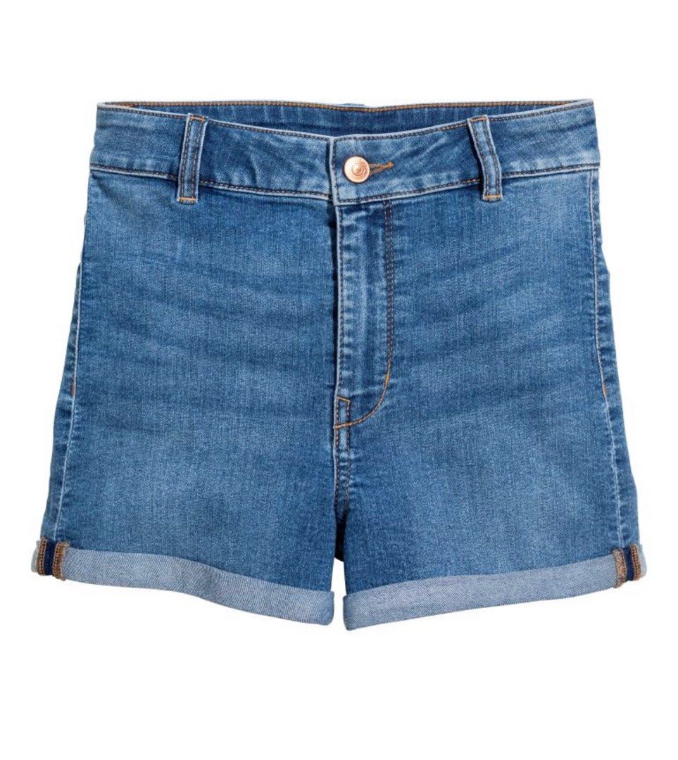 H M DIVIDED High Waist Shorts Women s Fashion Bottoms Shorts on Carousell