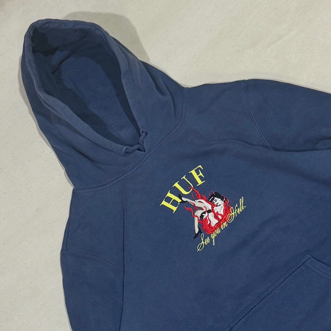 HUF See You In Hell Hoodie Not Stussy Carhartt Supreme Undercover Neighborhood Wtaps Human Made BAPE