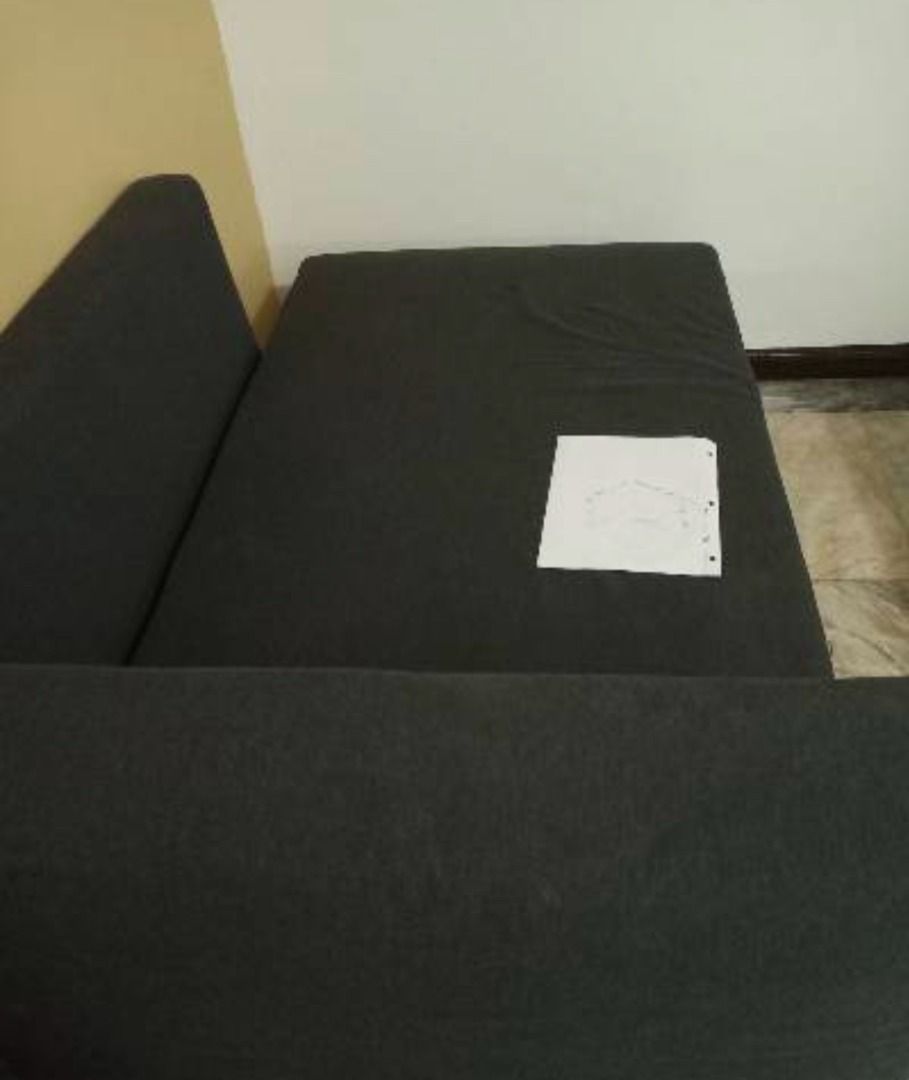 IKEA 3-person Sofa (with pull-out bed) (Category: Sofas) located in Makati City. Submitted by sunnydeleon (Listing ID 1338499756, Image 1). Description: .