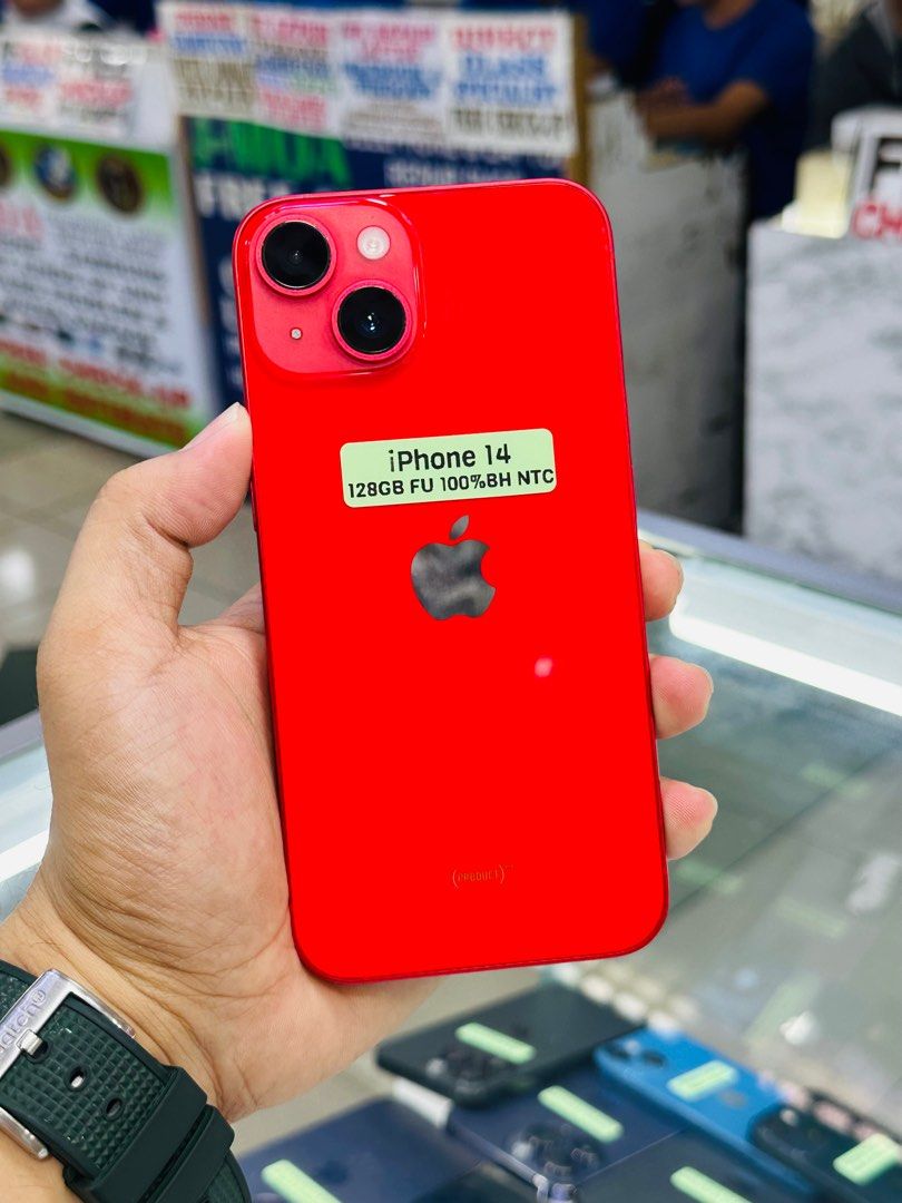 iPhone 14 128GB 100Bh Openline NTC Approved 99%smooth No issues (Category: iPhone 14 Series) located in San Juan City. Submitted by saabangadgetshop (Listing ID 1338623529, Image 1). Description: Onhand | Pre-owned iPhone 14 128GB OPENLINE NTC APPROVED Battery Health 100% NO HIDDEN ISSUES NO HISTORY OF REPAIR 99%Smooth TEST TO SAWA RESET ALL YOU WANT TEST ALL YOU WANT NOT REFURBISHED AUTHENTIC PHONE ALL WORKING (FREE 3UTOOLS) iPhones iPads only �