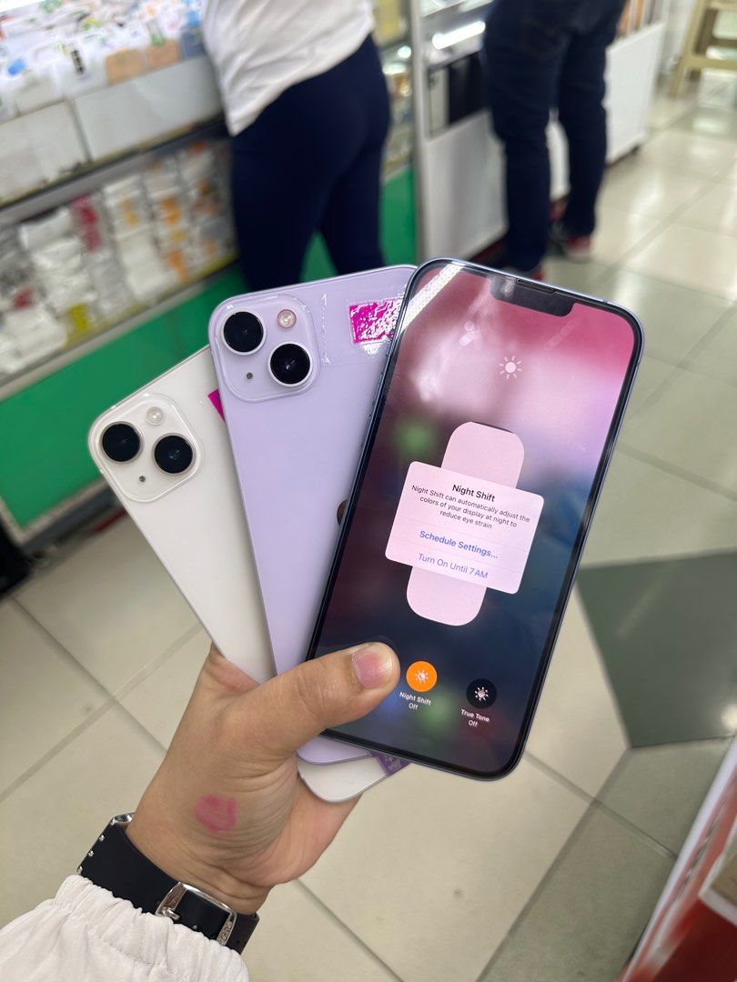 Iphone 14 Plus 128gb 100% batt FU (Category: iPhone 14 Series) located in San Juan City. Submitted by javedsgadgetshop (Listing ID 1338613563, Image 2). Description: OPEN FOR INSTALLMENT VIA CREDIT CARD/GGIVES/SPAY/BILLEASE & SWAP/TRADE-IN! BUY AND SELL! Quick Specs : Iphone 14+ •128gb •NTC Variant •100% batt health •Factory Unlock •95% Smoothness •No hidden issue | No Repaired •100% Authentic | Not Refurbished •w/ OEM Charger & store warranty ❣️