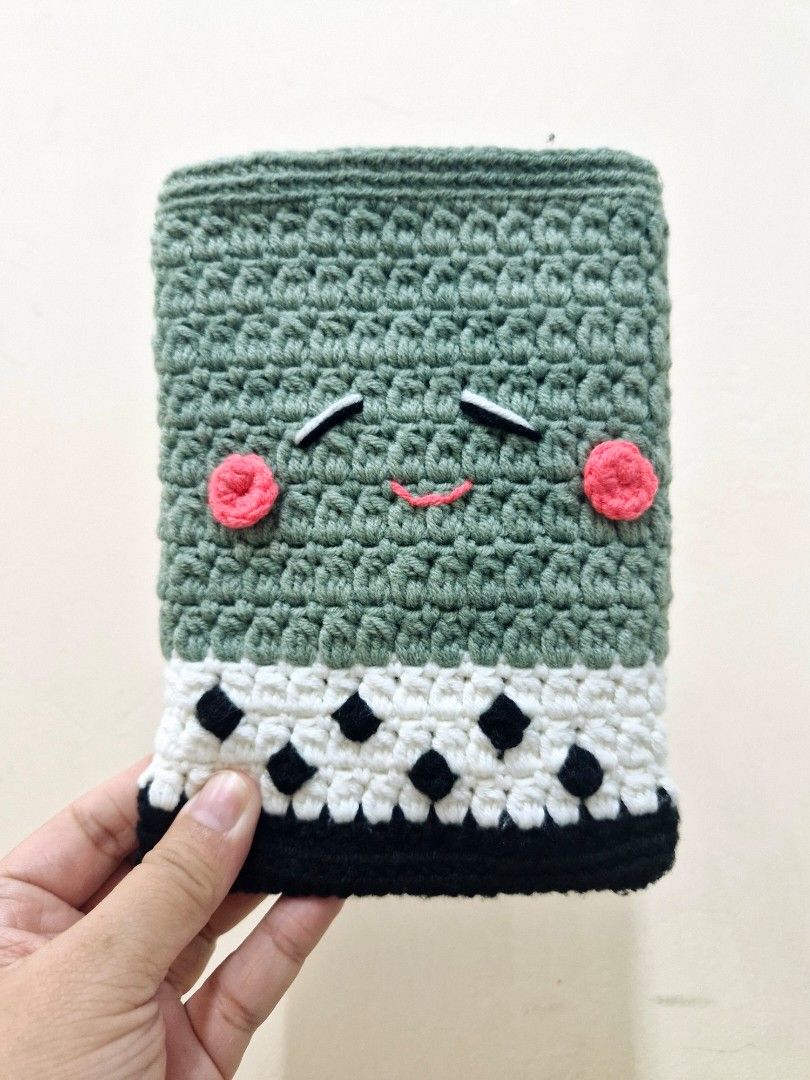Kindle Sleeve Crochet "Matcha Milk Tea" (Category: E-Readers) located in Paranaque City. Submitted by mi_artesano_mnl (Listing ID 1338644571, Image 1). Description: Handmade Crochet Kindle Sleeve! "Matcha milk tea" Protect your Kindle in style with this beautiful, handmade crochet sleeve. Features: Soft, durable yarn for protection Unique, eye-catching designs Lightweight and portable Ideal for book lovers on the go! price starts at 250 for 6.2x4